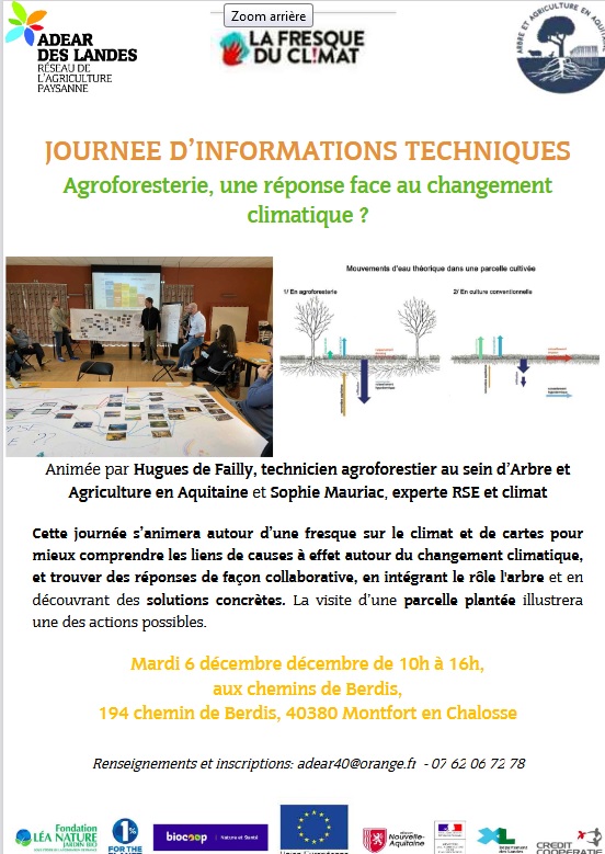 Agroforesterie et gestion de leau des réponses face au changement climatique