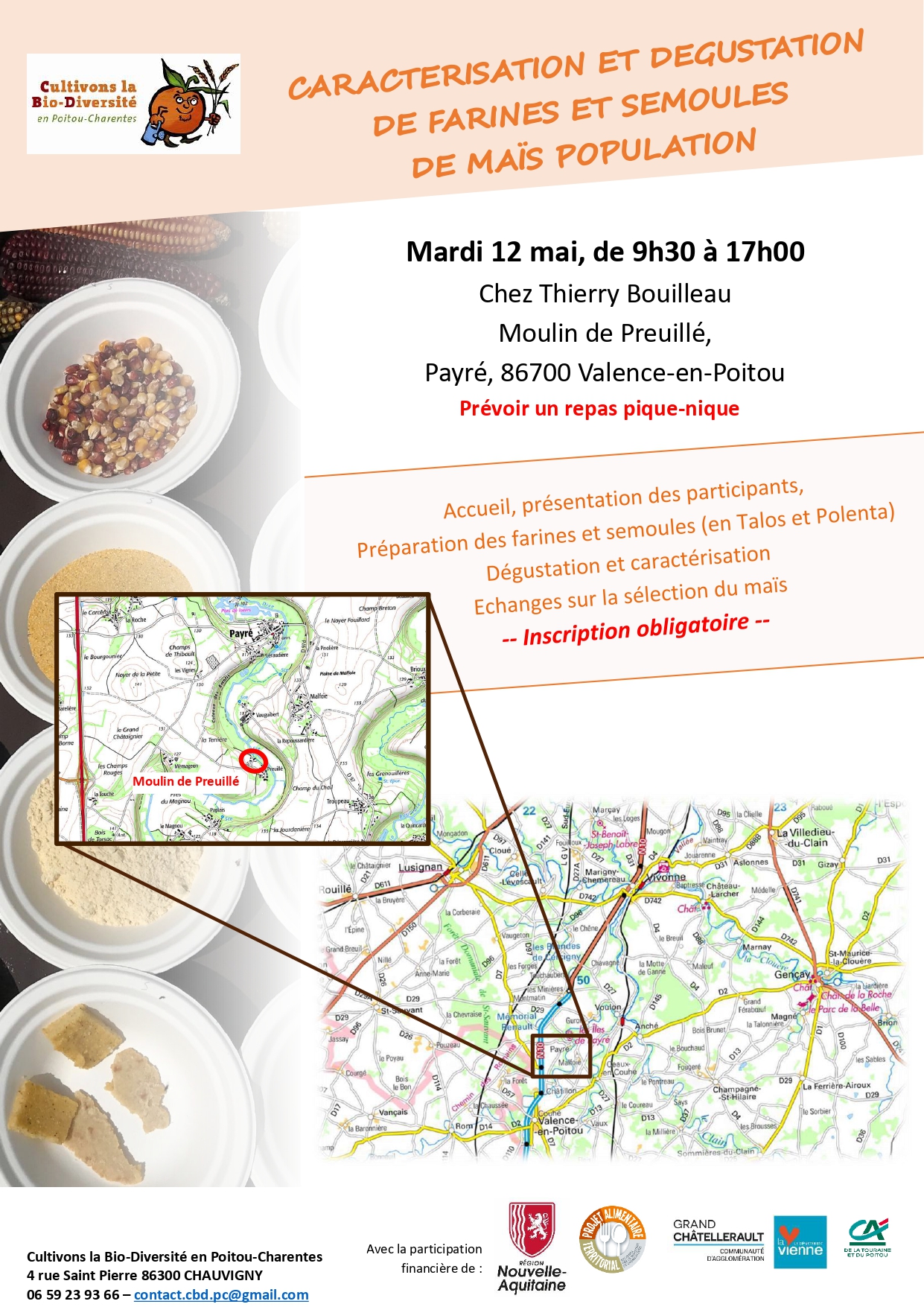 20260512 Invitation Caractérisation Farines Semoules Maïs