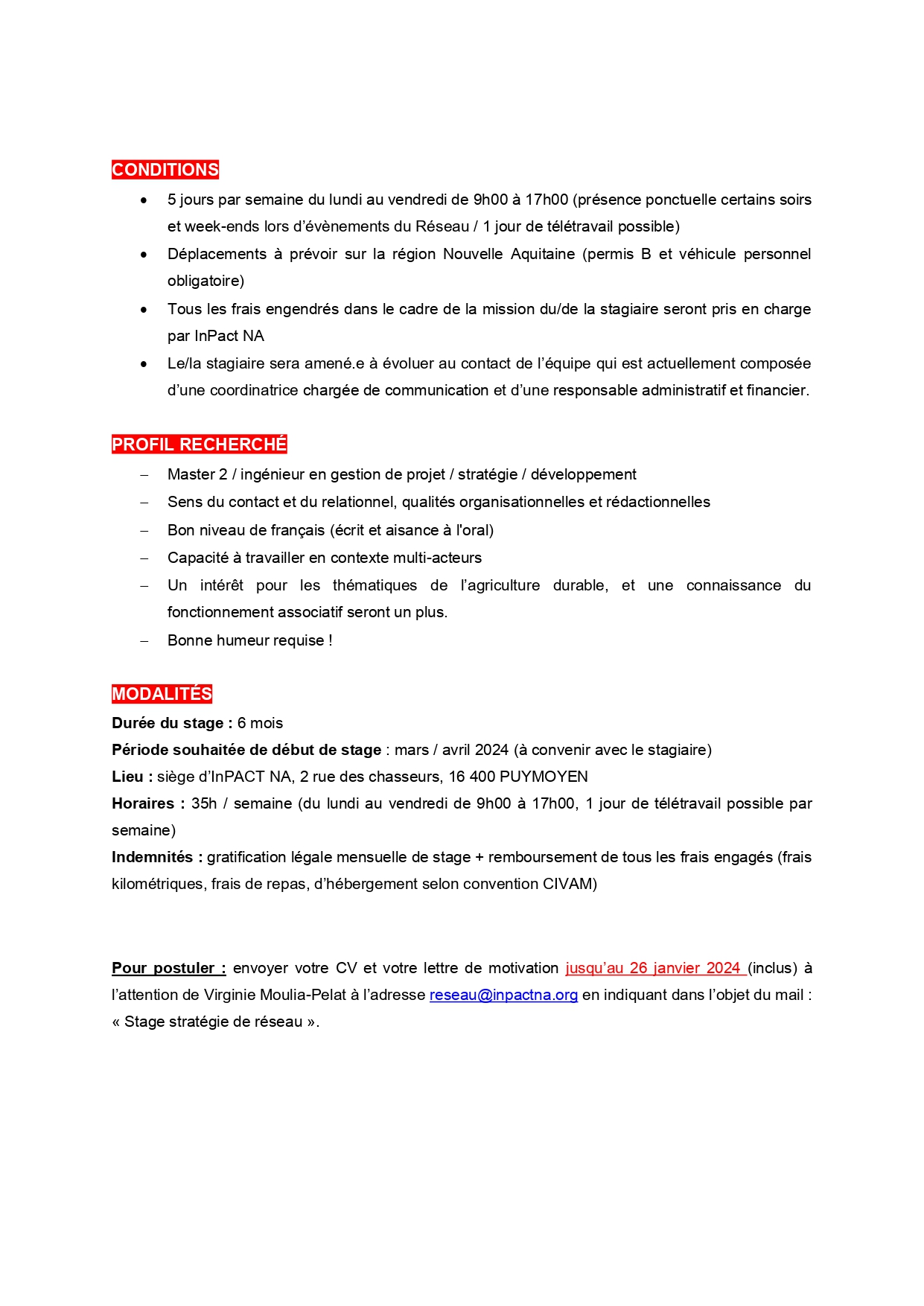 Offre de stage InPACT NA page 0003