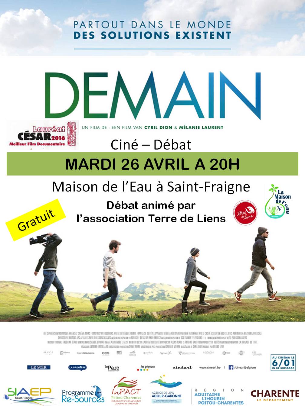 Affiche cine-debat Demain 26-04-2016 vf